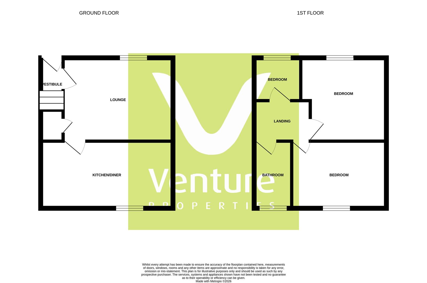 3, York Street, Stanley floorplan