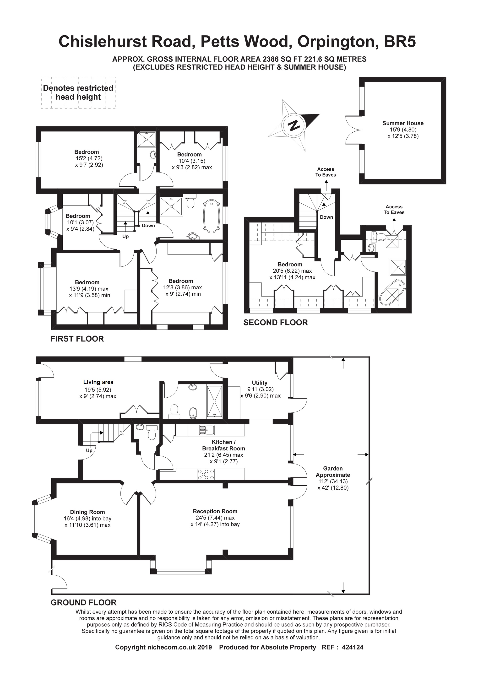 6 Bedrooms Detached house for sale in Chislehurst Road, Petts Wood, Orpington BR5