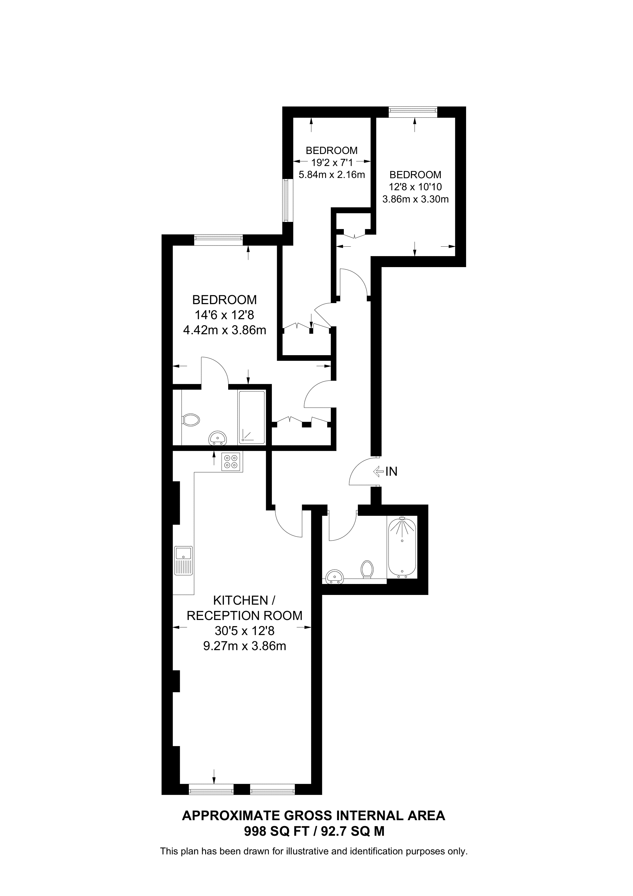 Queens Road, Peckham floorplan