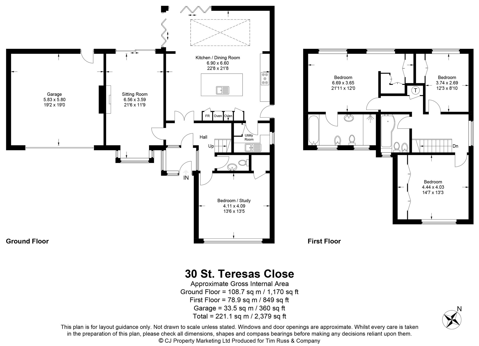 30 St. Teresas Close, Princes Risborough floorplan