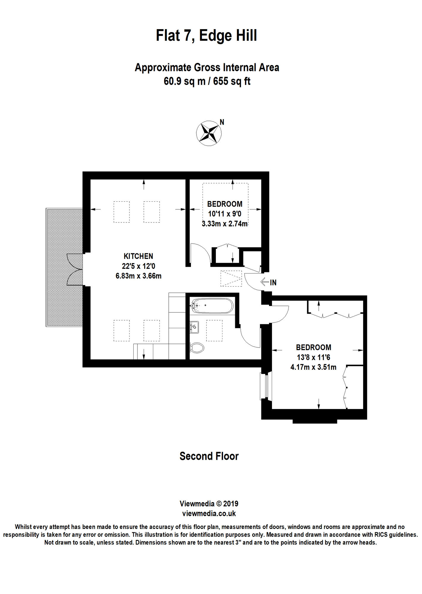 2 Bedrooms Flat for sale in Edge Hill, Wimbledon Common SW19