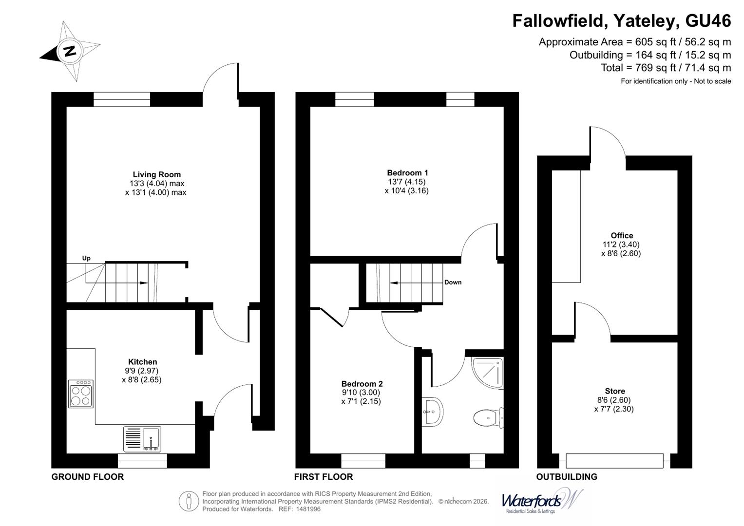 54, Fallowfield, Yateley floorplan