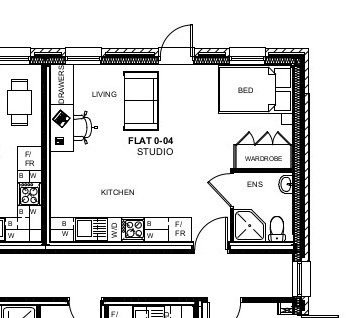 Apartment 4/Banks Block, 7 Lineker Road, Leicester floorplan