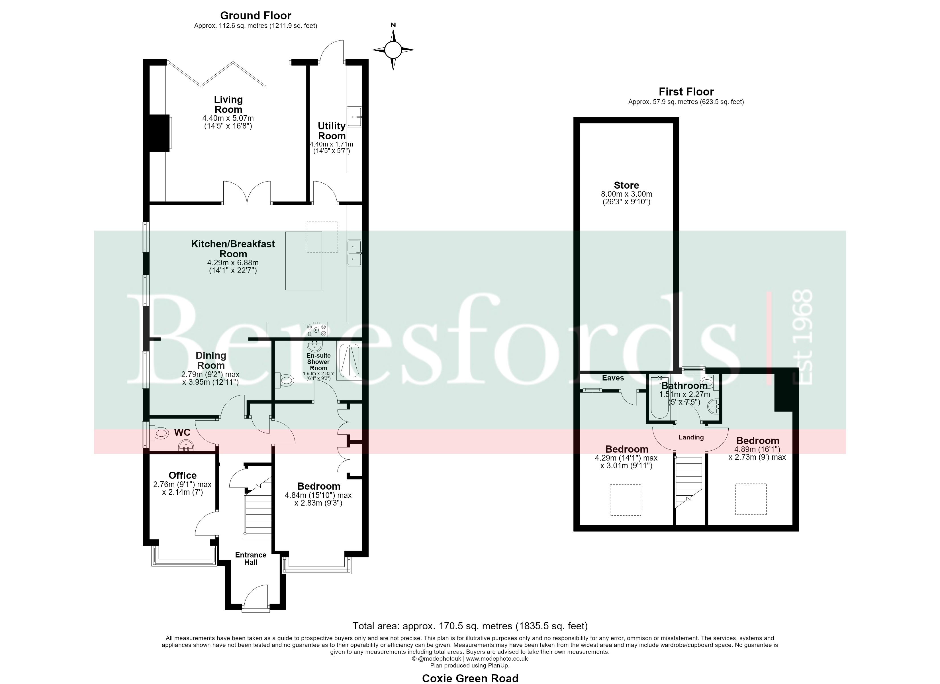 Coxtie Green Road, Brentwood floorplan