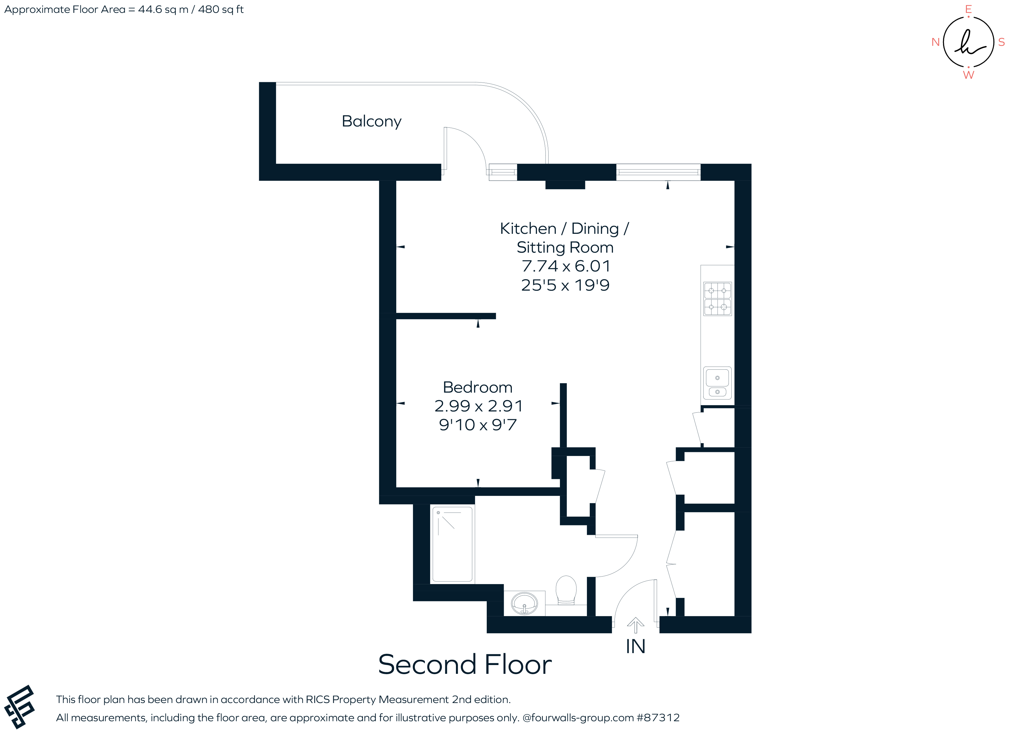 36, Taona House, 1, Merrion Avenue, Stanmore floorplan