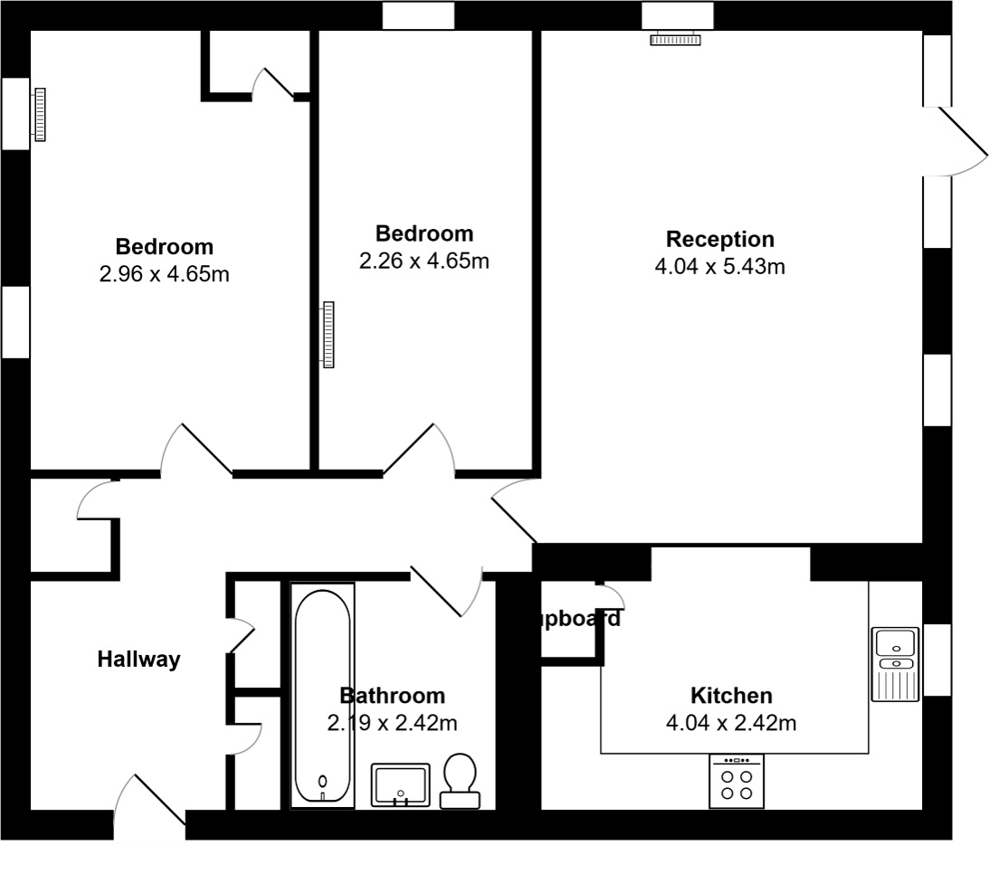 33 Blacksmith Close, Aldershot floorplan