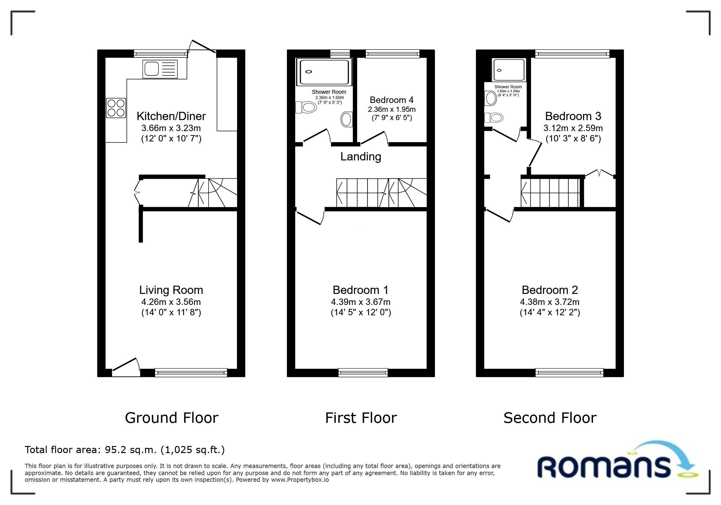 Warren Close, Berkshire floorplan