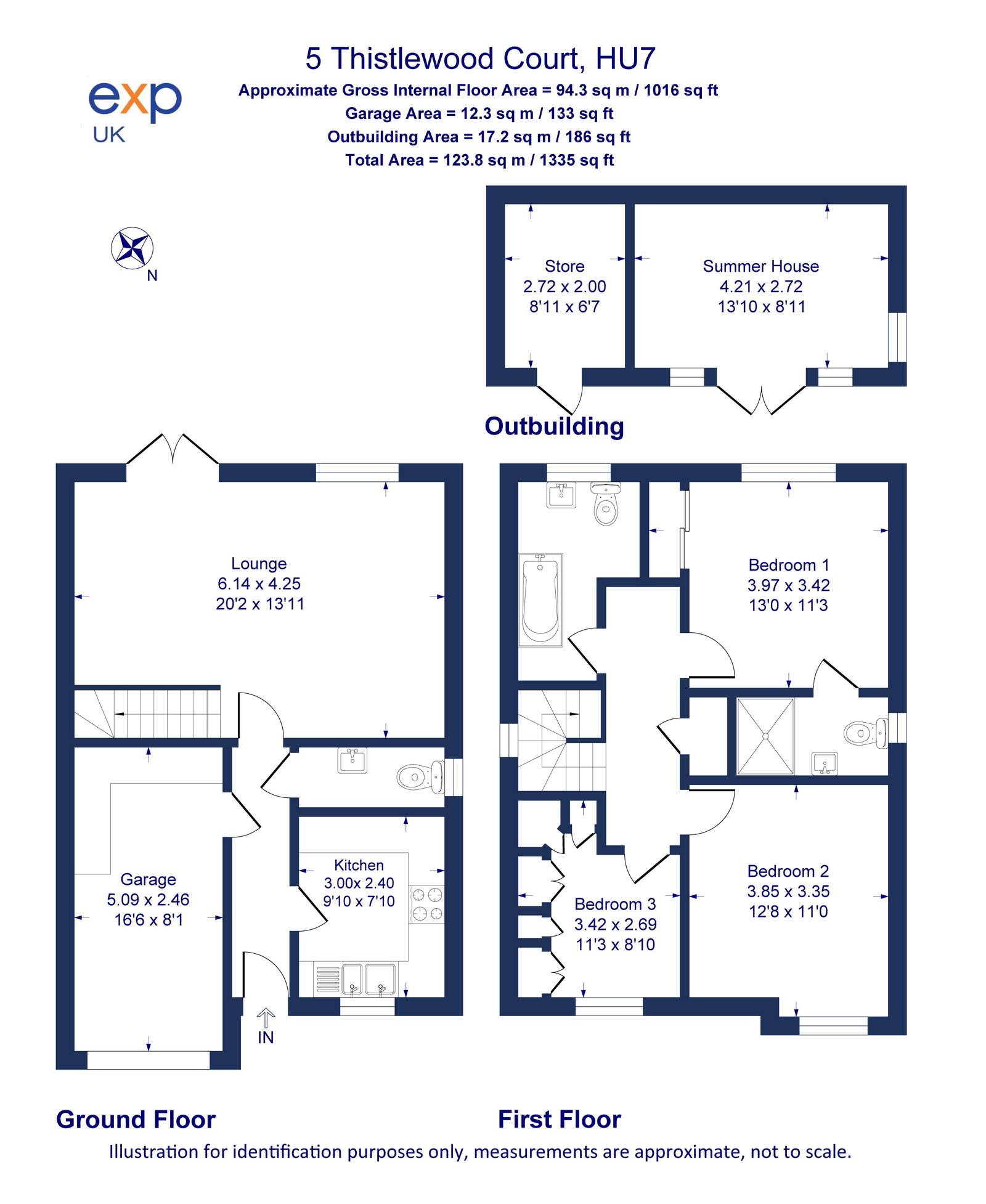 5, Thistlewood Court, Hull floorplan