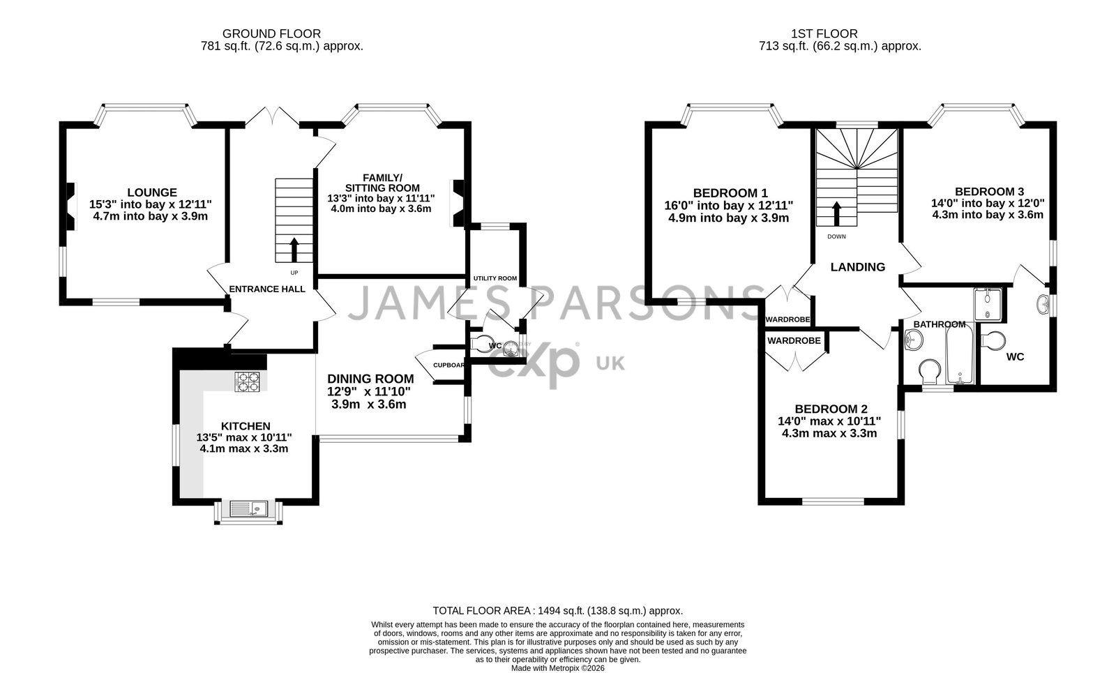Ingledene, Macclesfield floorplan