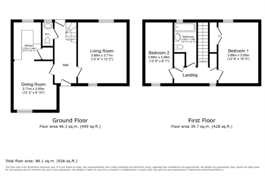 124 Nuns Way, Cambridge floorplan