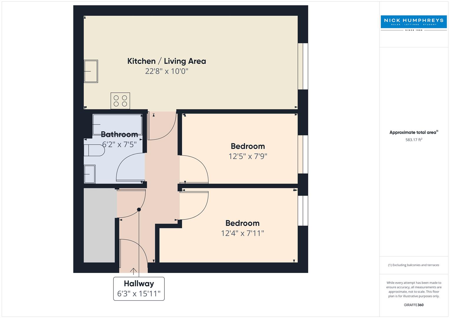 47, Sovereign court, Loughborough floorplan