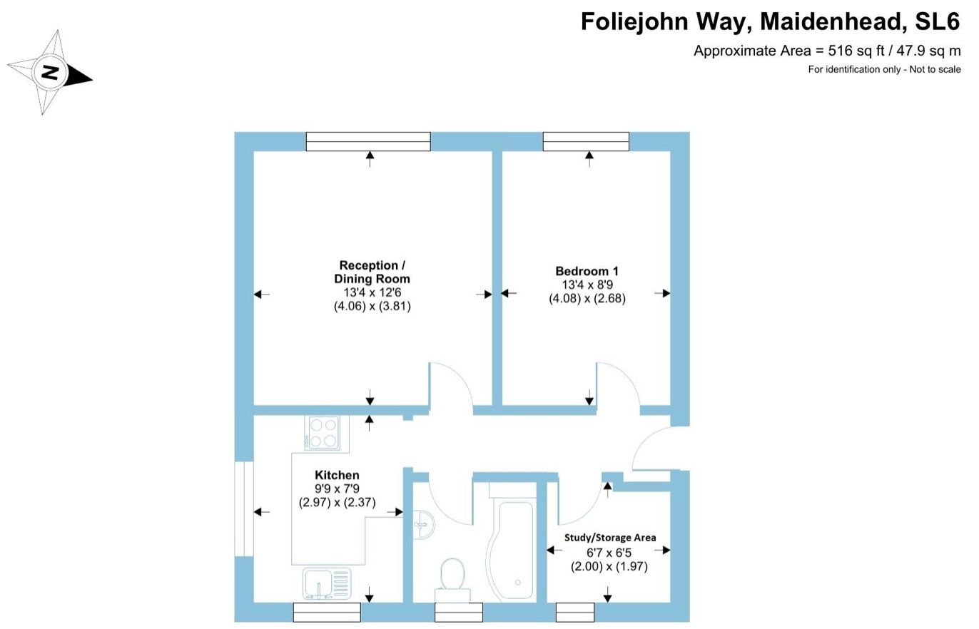 48, Foliejohn Way, Maidenhead floorplan
