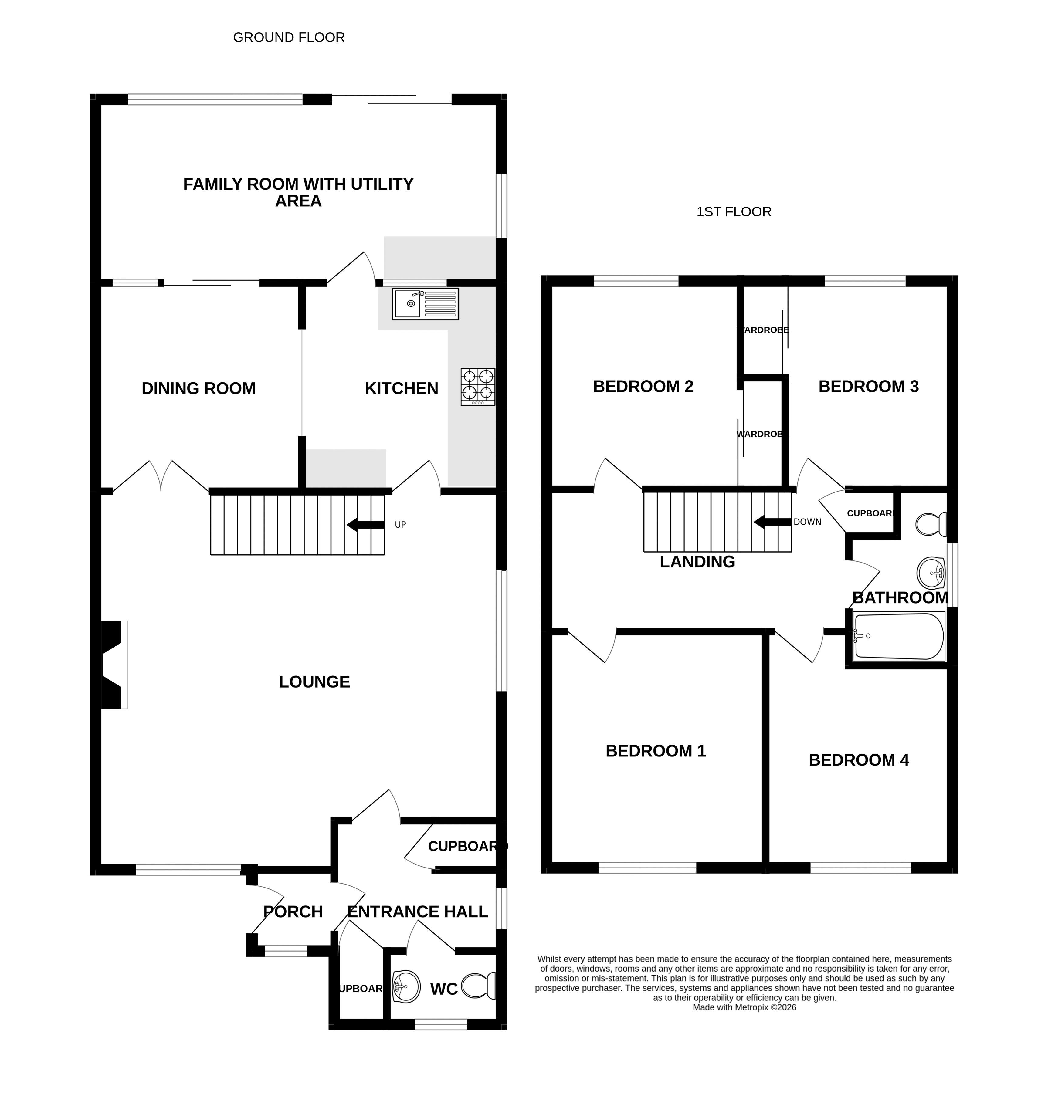 1, Downside Road, Purbrook floorplan