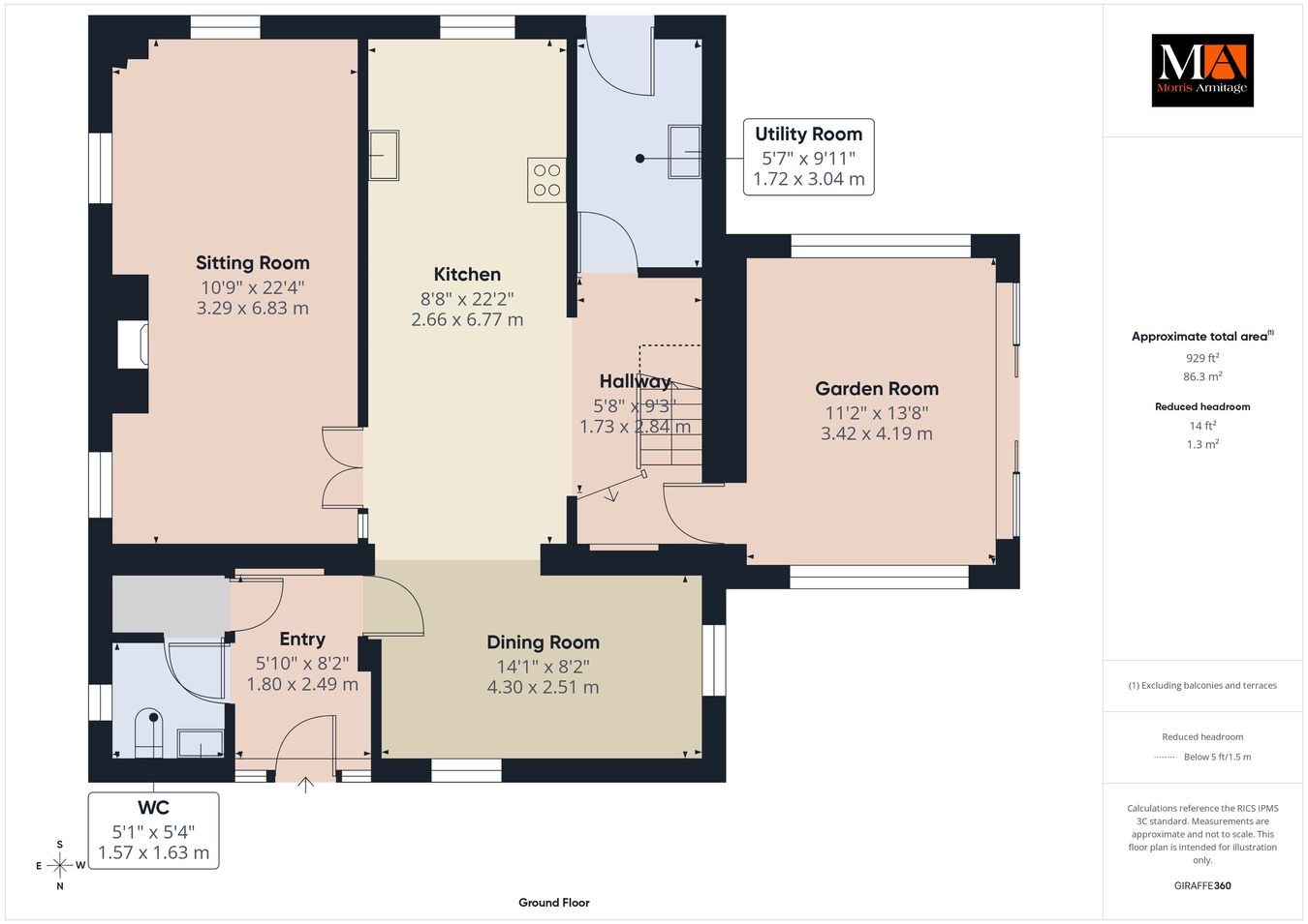Barn Cottage, 80, Stow Road, Wiggenhall St Mary Magdalen floorplan