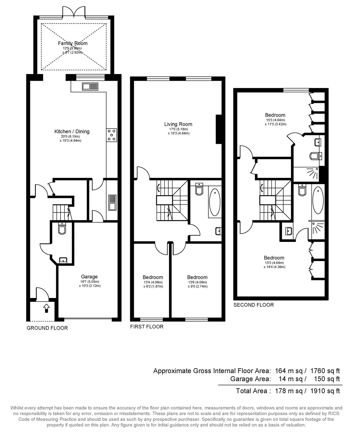 9, Castle Mews, Weybridge floorplan