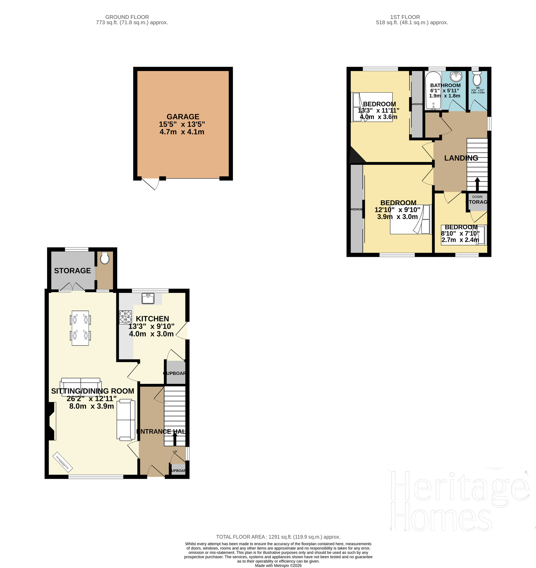 108A, Old Palace Road, Norwich floorplan