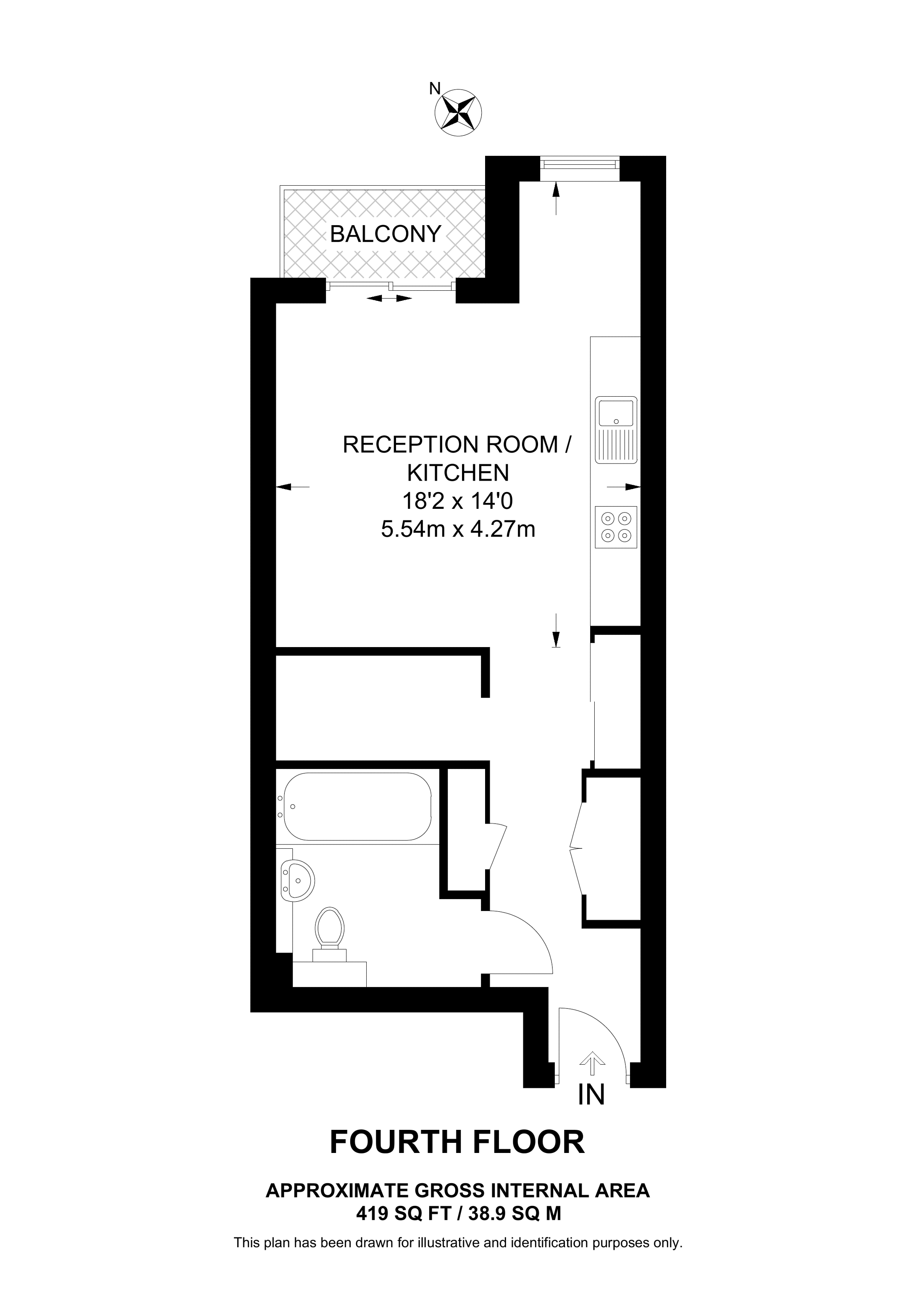Cornmill Lane, Lewisham floorplan