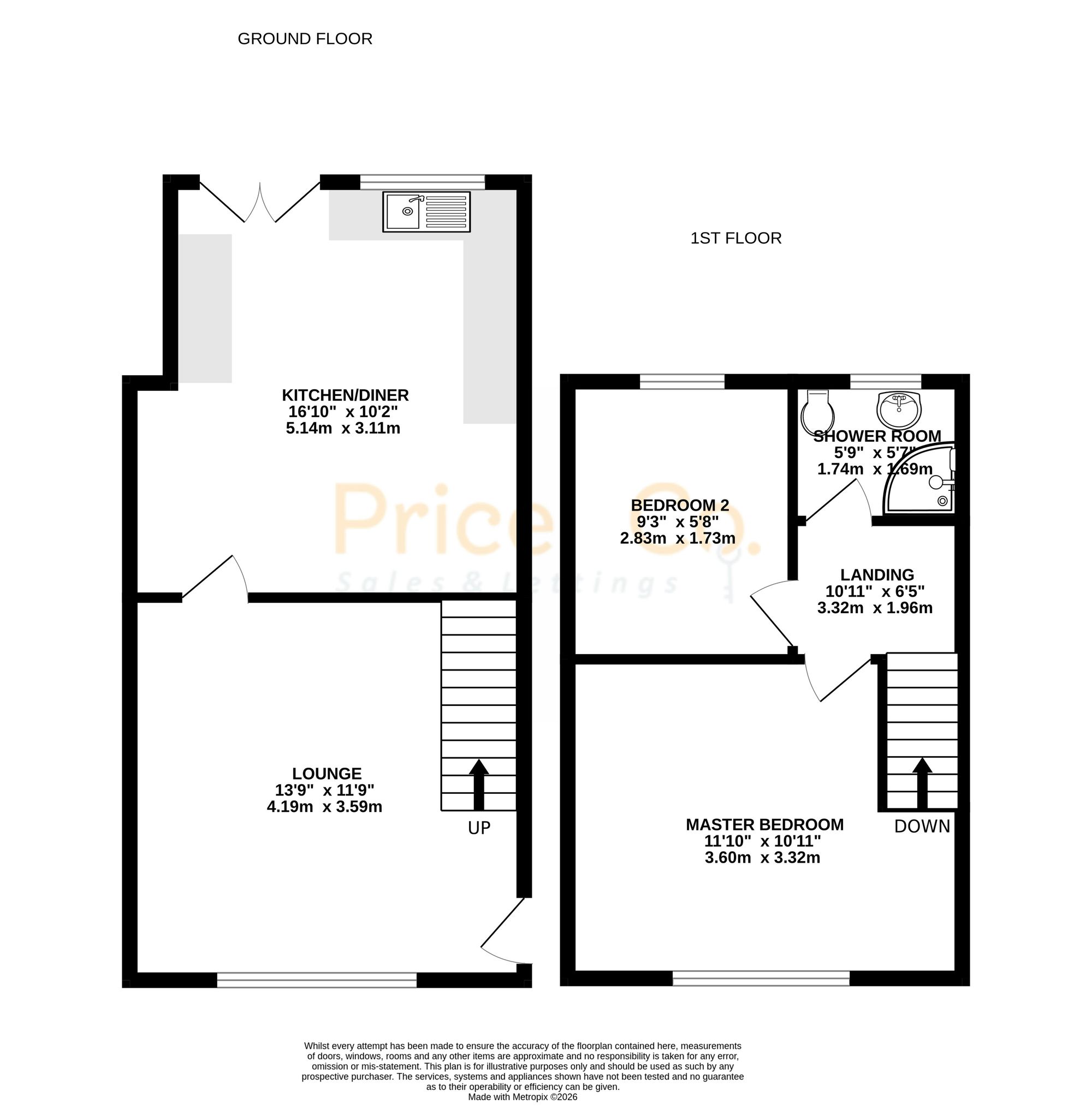 50 Collingwood Way, Bolton floorplan