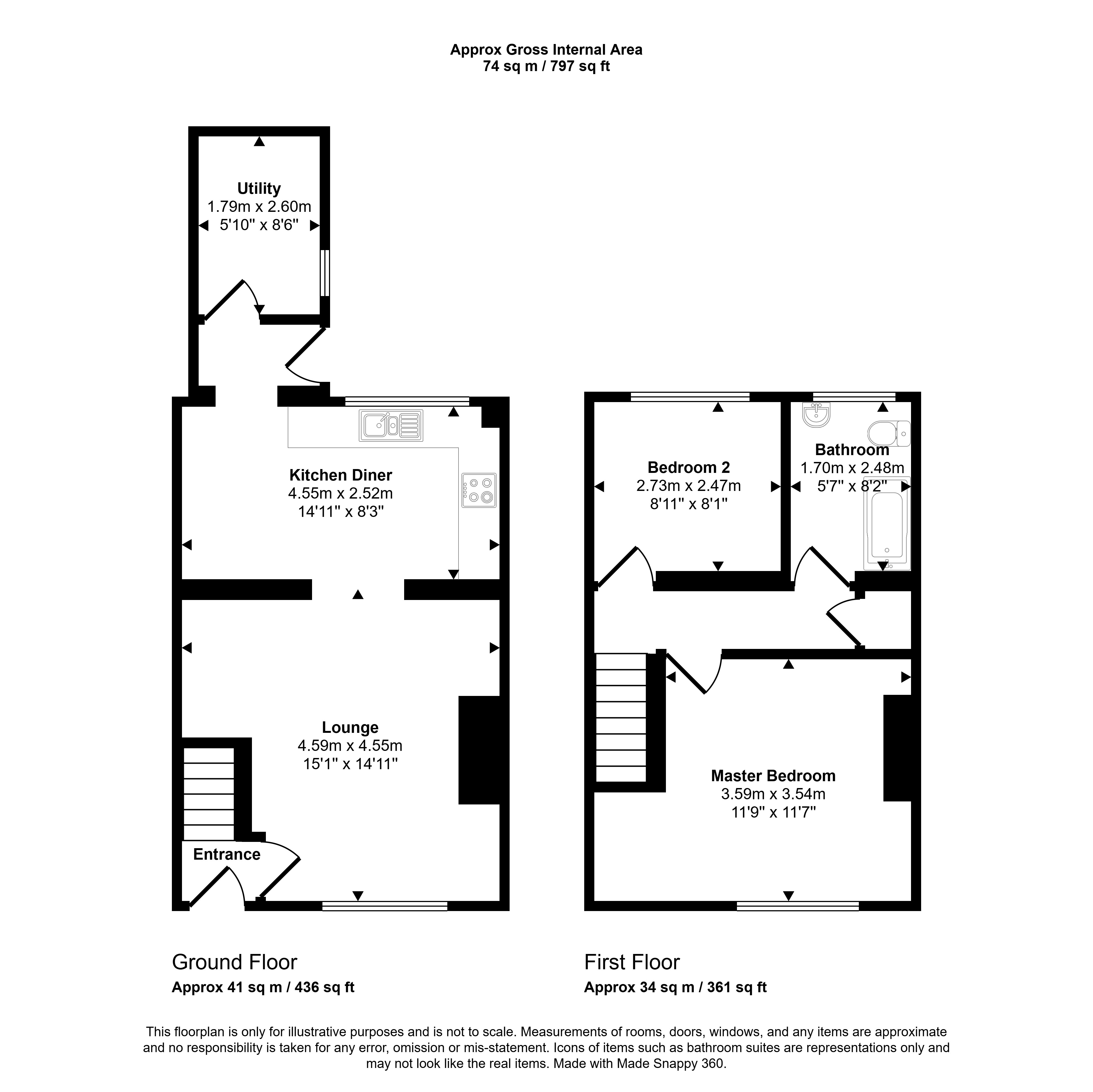 Albert Street, Chester Le Street floorplan