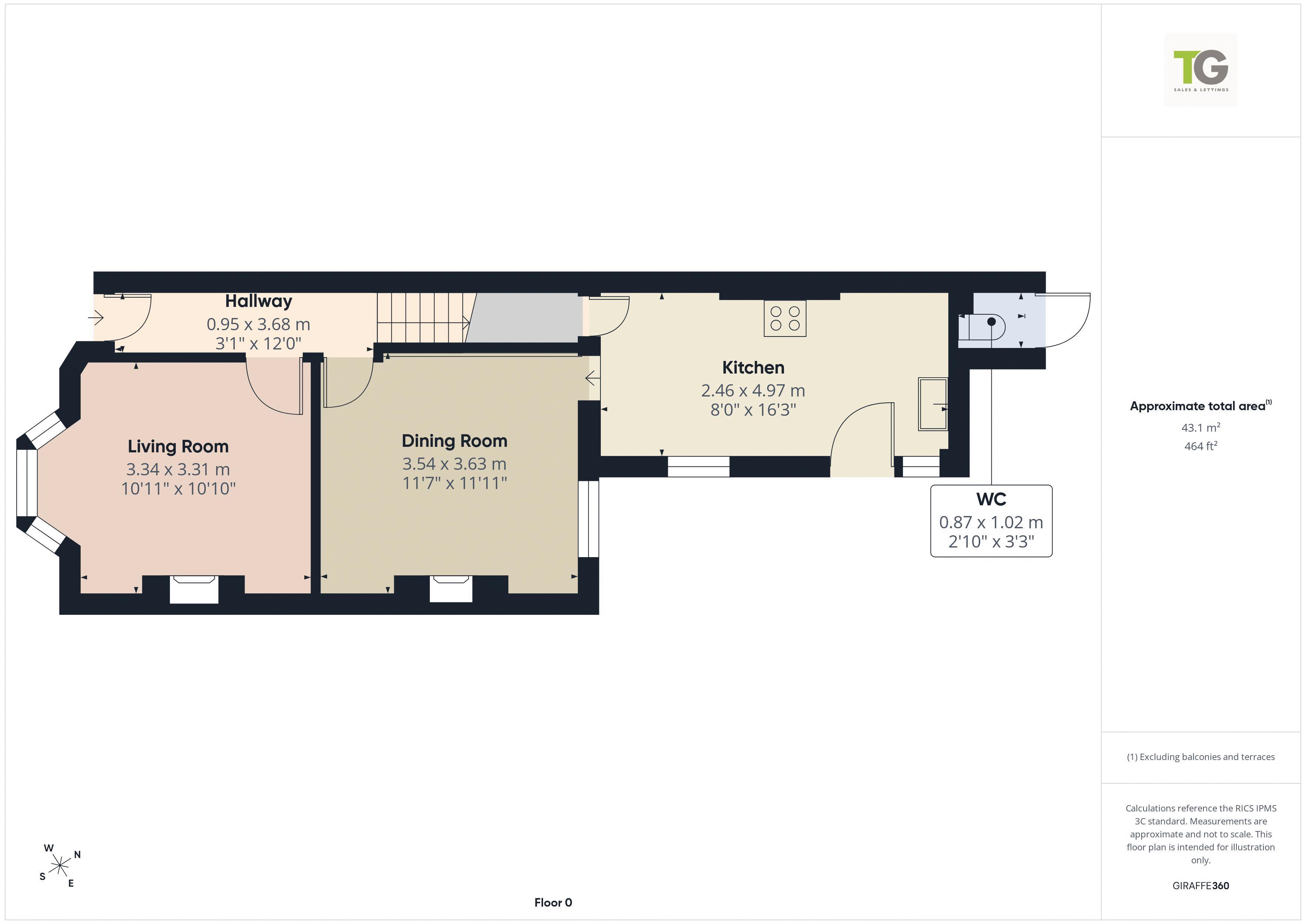 63, Jersey Road, Gloucester floorplan