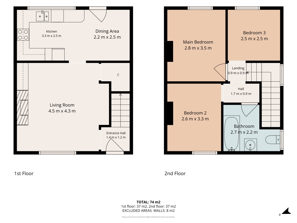 10, Derwent Dale, Consett floorplan
