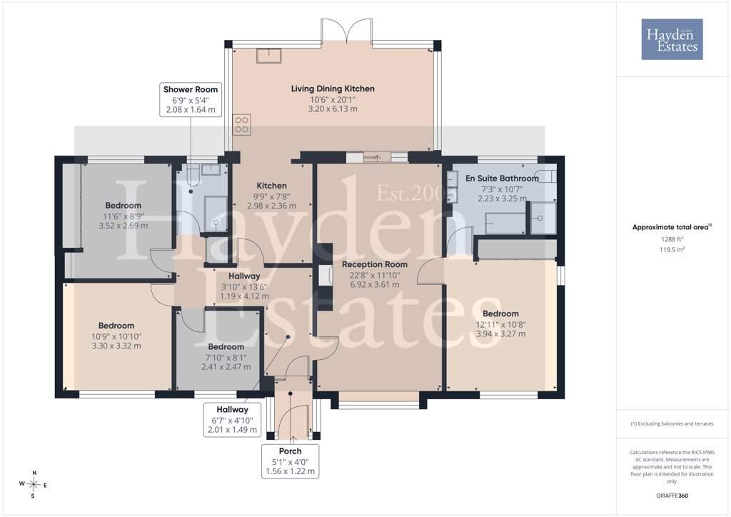 Forest Bungalow, Forest Bungalow, KIDDERMINSTER floorplan