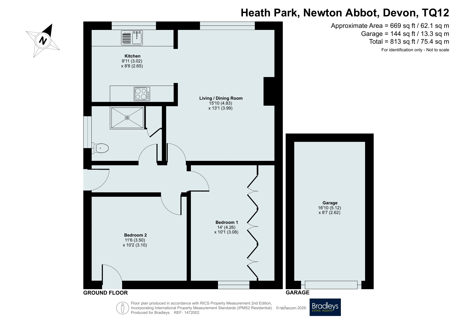 15, Heath Park, Devon floorplan
