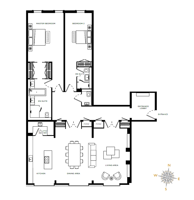 2 Bedrooms Flat to rent in Trinity Square, London EC3N