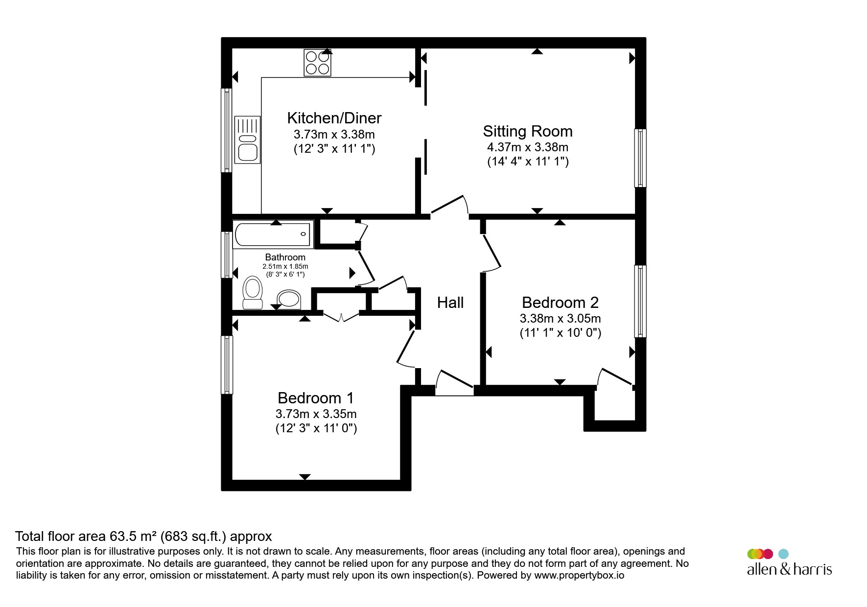 20, Patchway, Chippenham floorplan
