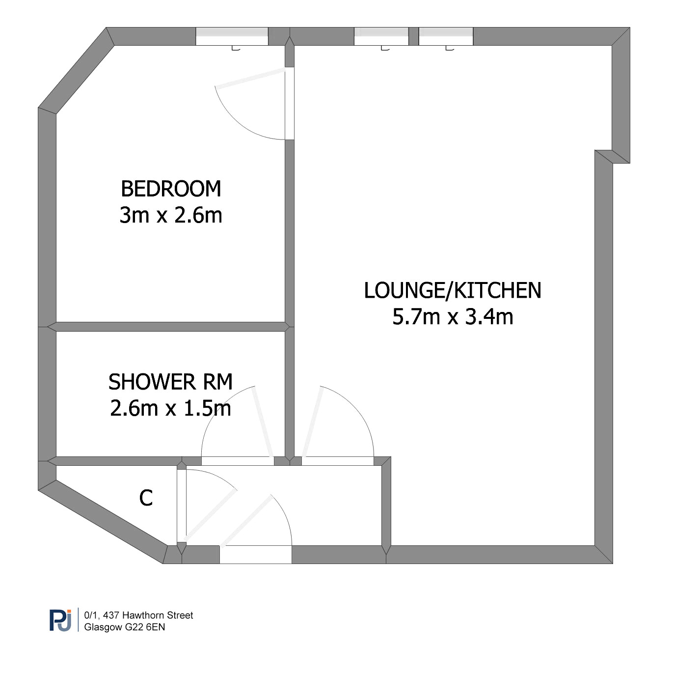0/1 437 Hawthorn Street,, Glasgow floorplan