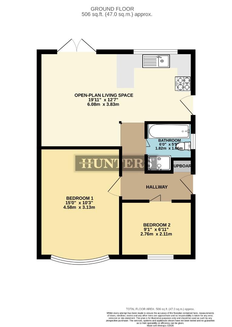 22, Rileston Place, Scunthorpe floorplan