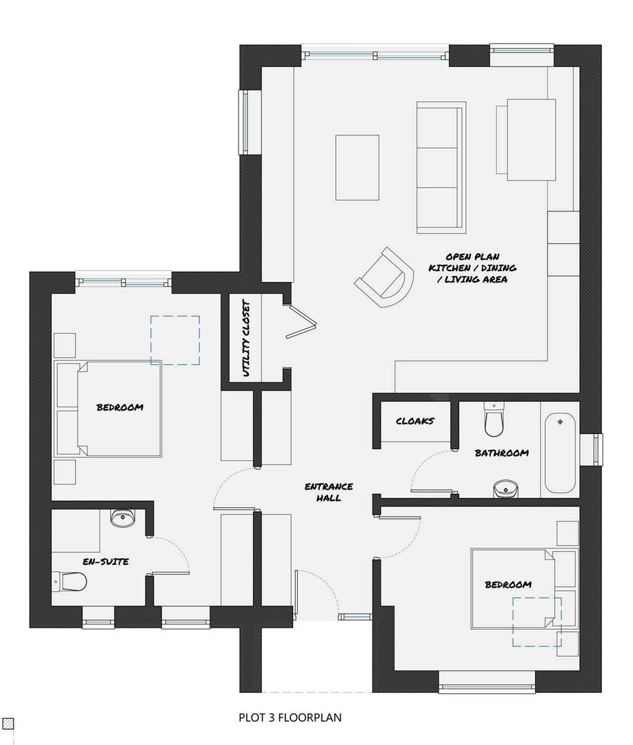 Plot 3, Station New Road, Chesterfield floorplan
