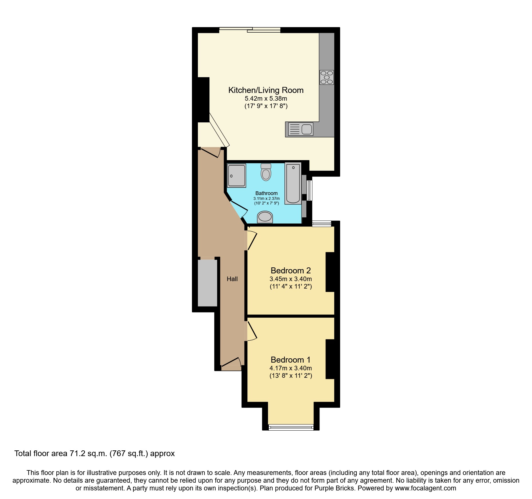 Moor Mead Road, Twickenham TW1, 2 bedroom for sale