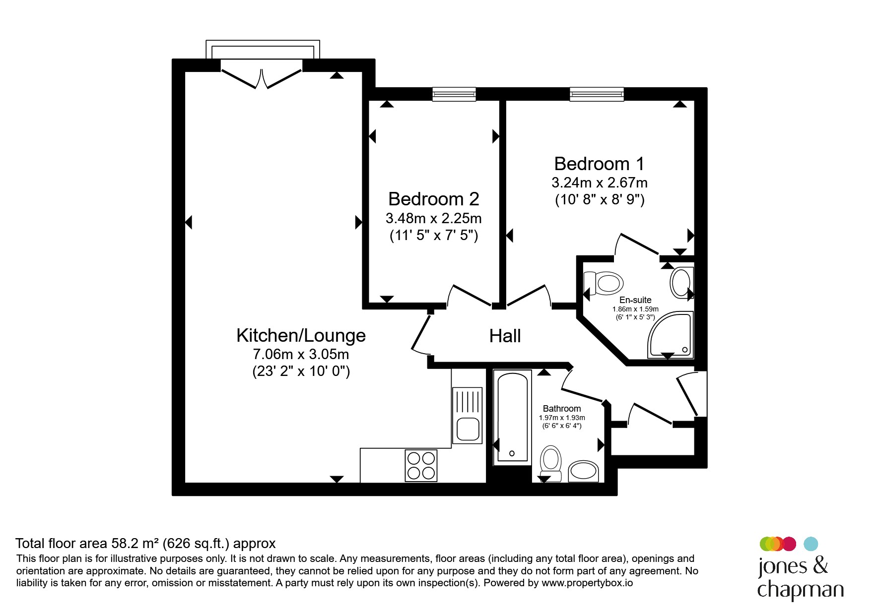 41, St. Johns House, Robinson Road, Ellesmere Port floorplan