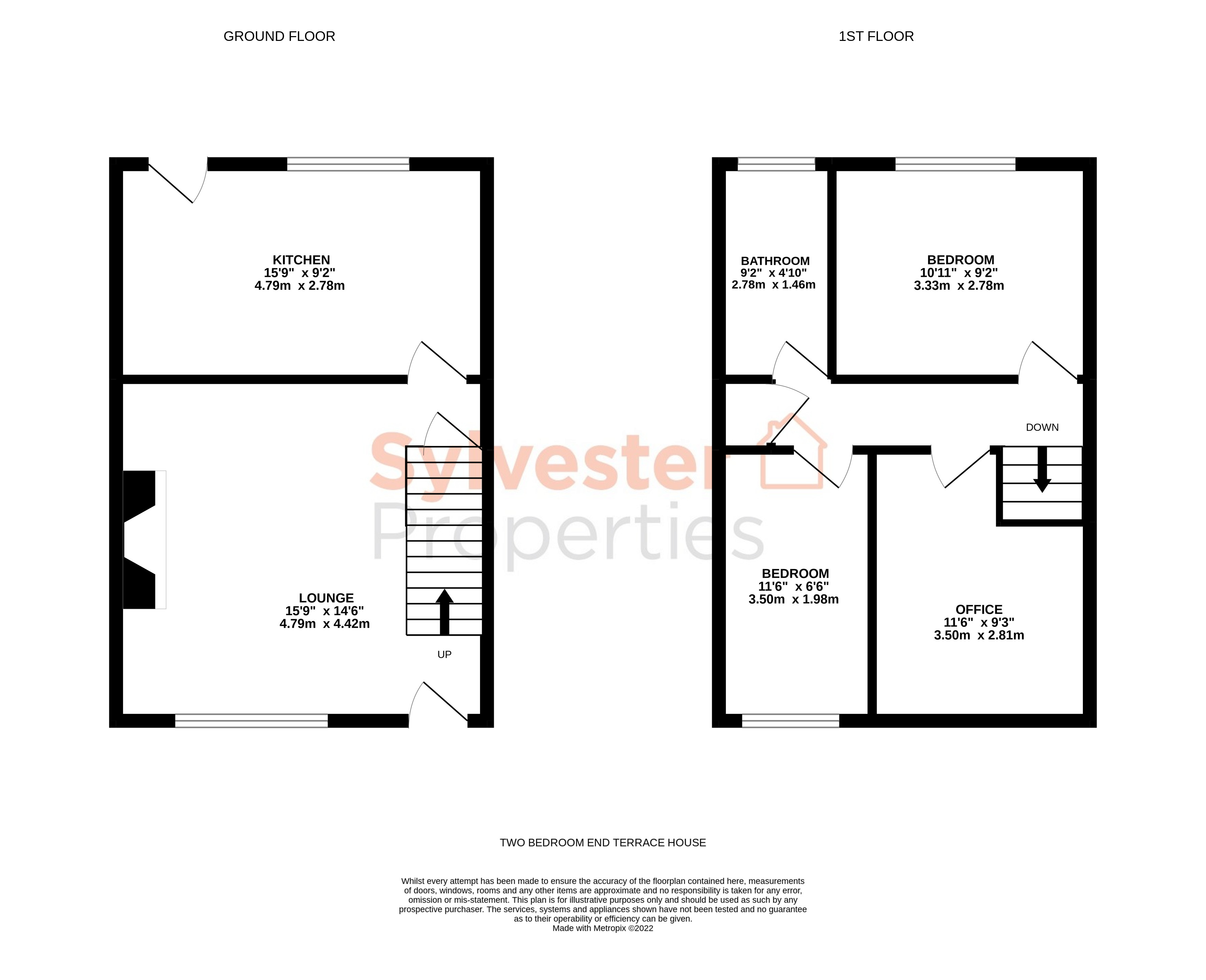 1, West Street, Grange Villa floorplan