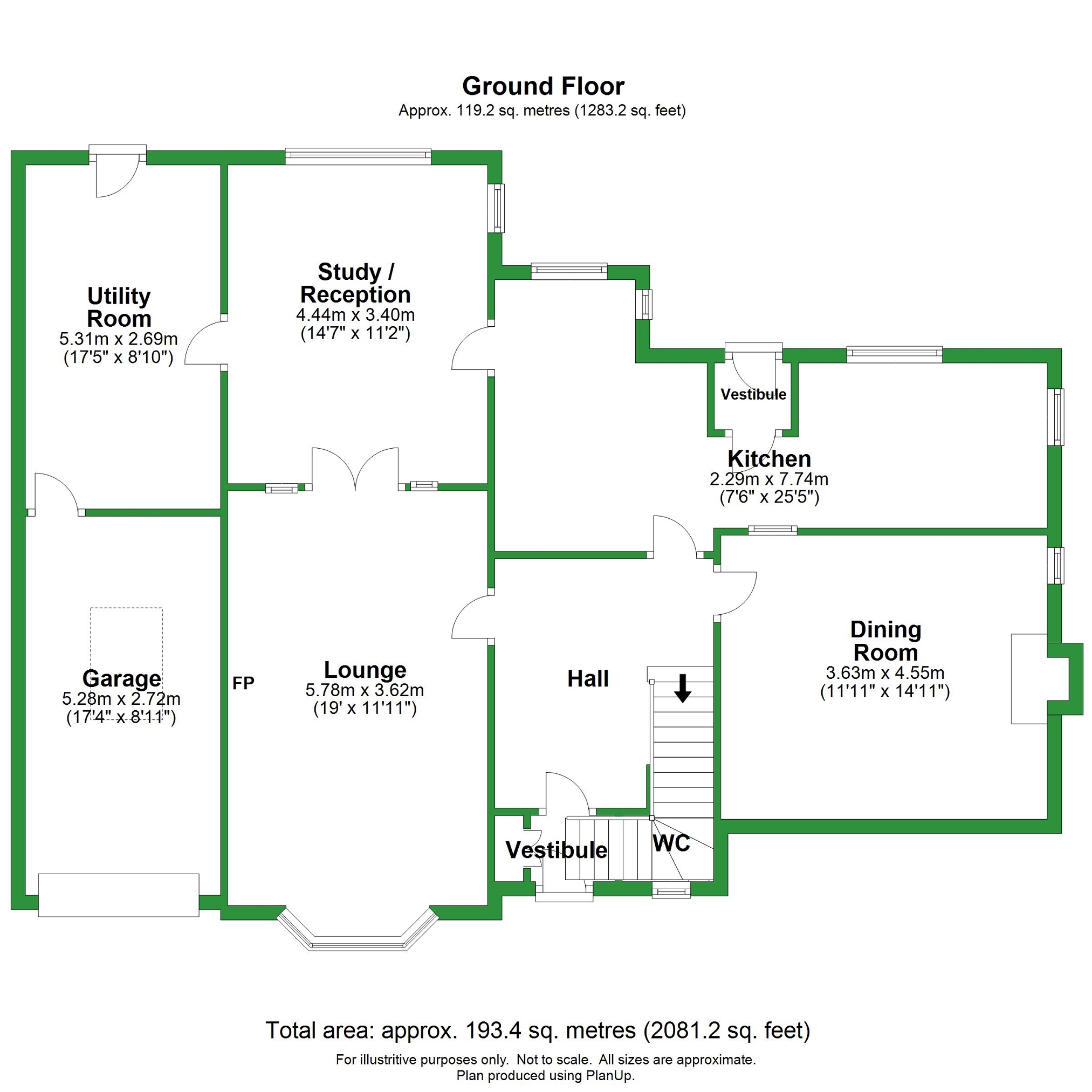 Portfield Bar, Whalley, Clitheroe, Lancashire. BB7, 4 bedroom detached