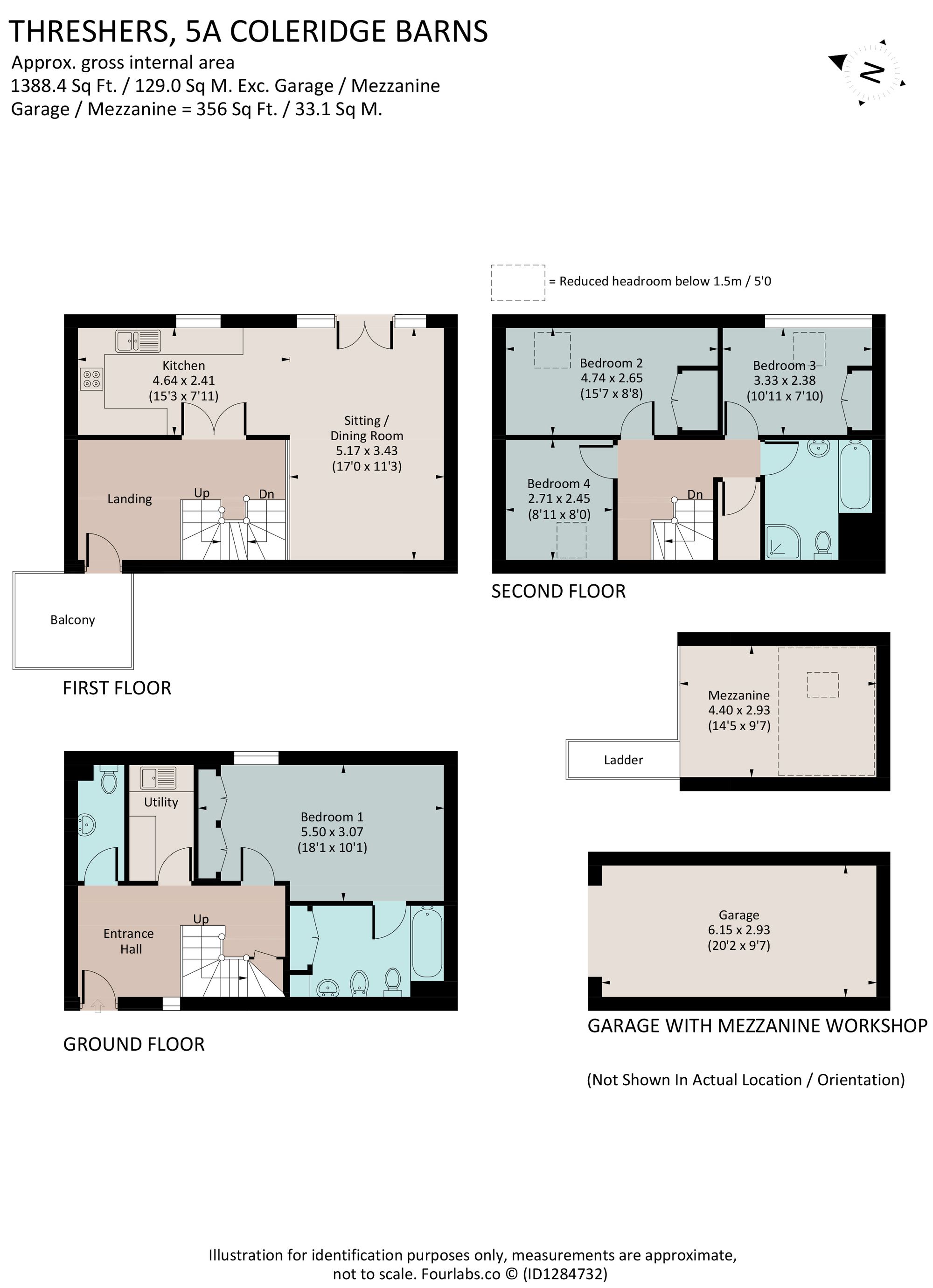 Threshers 5A Coleridge Barns, Kingsbridge floorplan
