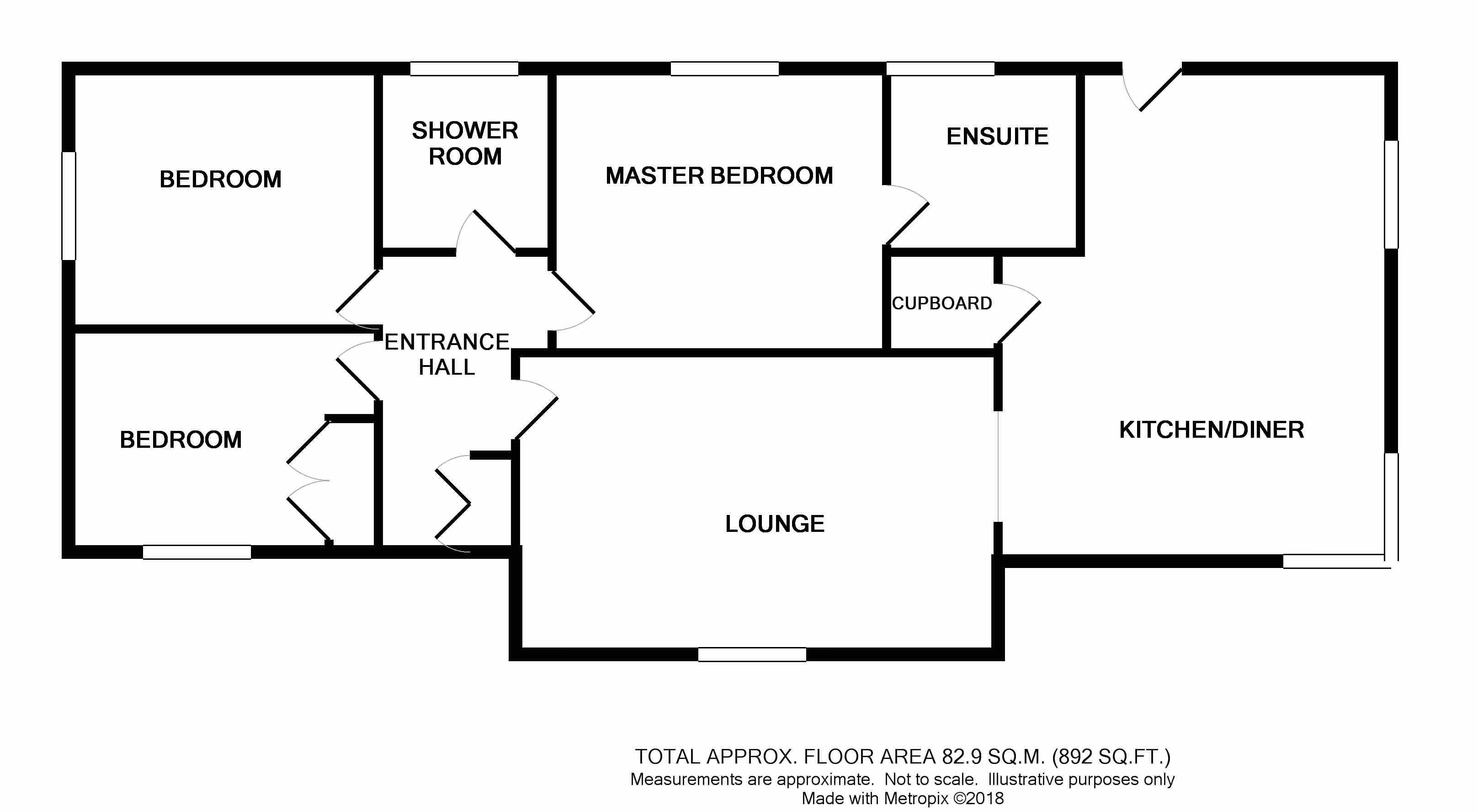 New home, 3 bed detached bungalow for sale in Beccles Road, Bradwell