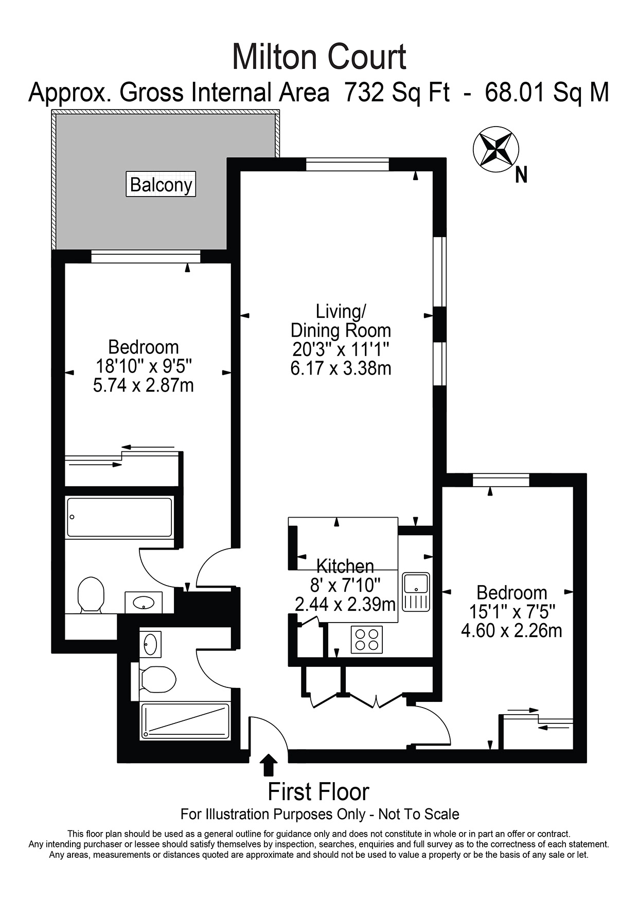 22, Milton Court, Ranelagh Gardens floorplan