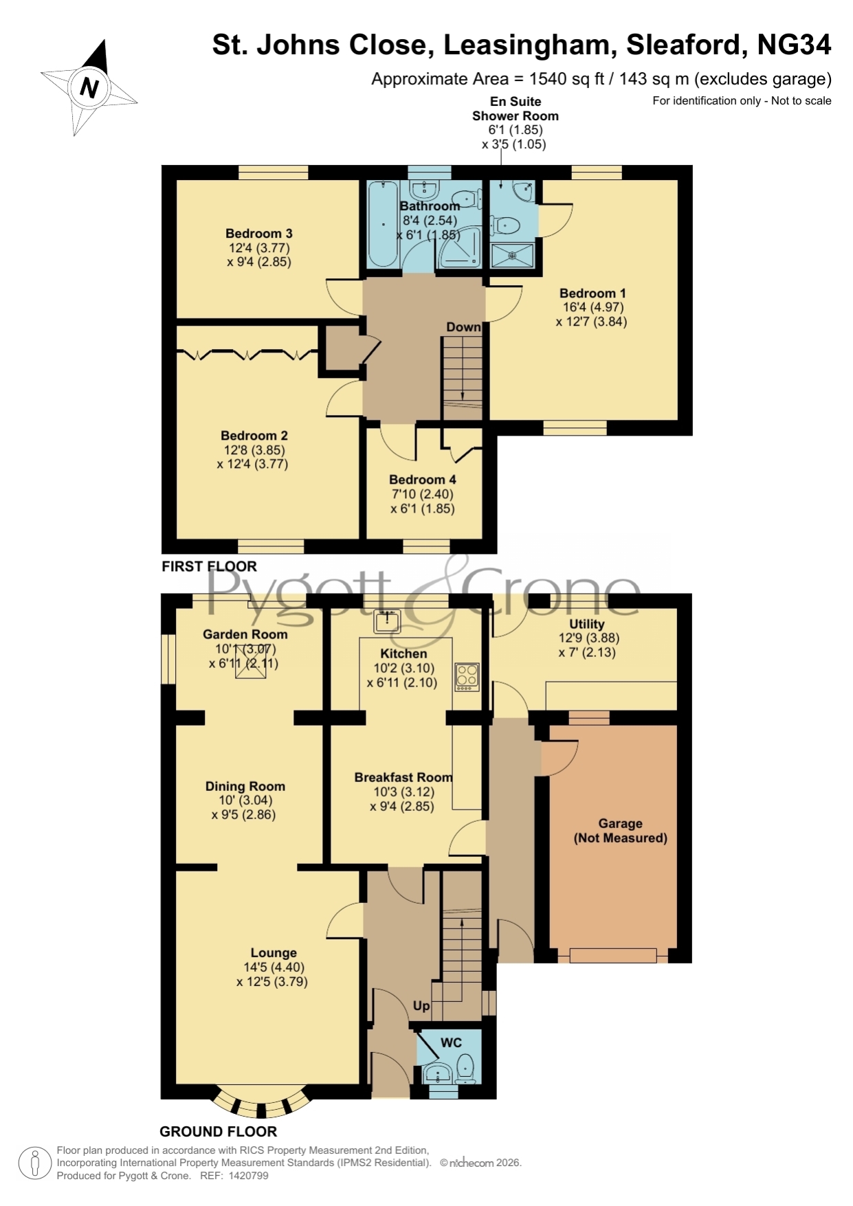 34, St. Johns Close, Sleaford floorplan