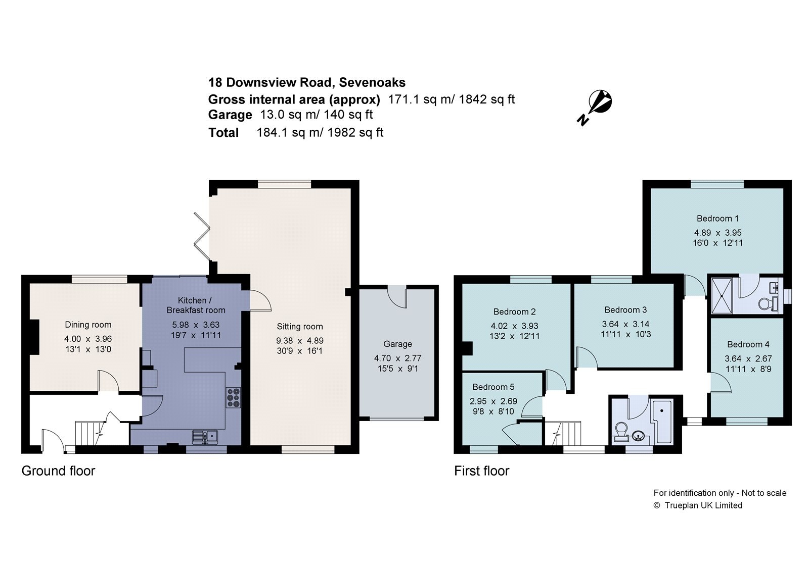 18, Downsview Road, Kent floorplan