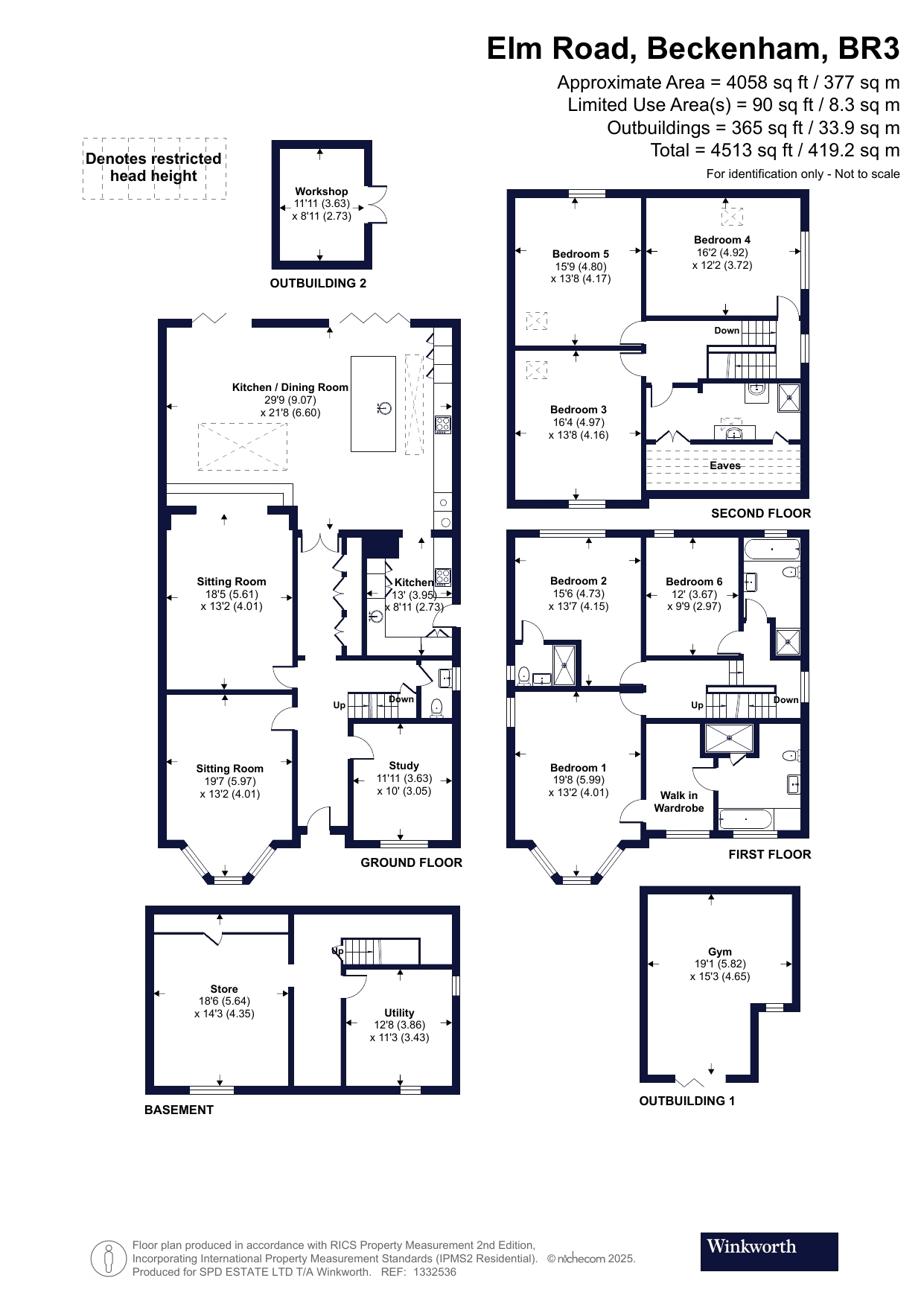 5, Elm Road, Beckenham floorplan