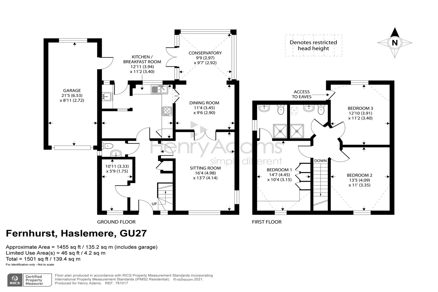 Vann Road, Fernhurst, Haslemere GU27, 3 bedroom detached house for sale