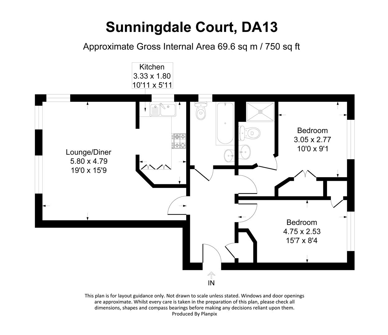 2, Sunningdale Court, Meopham floorplan