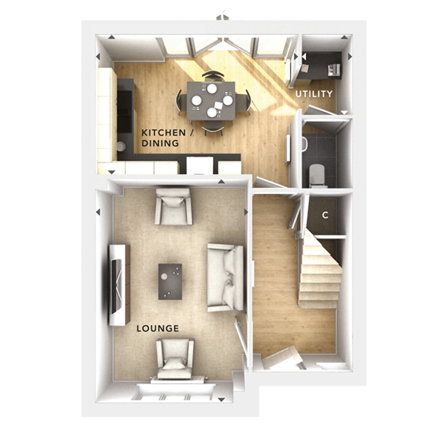 Plot 507, Henley, Hereford floorplan