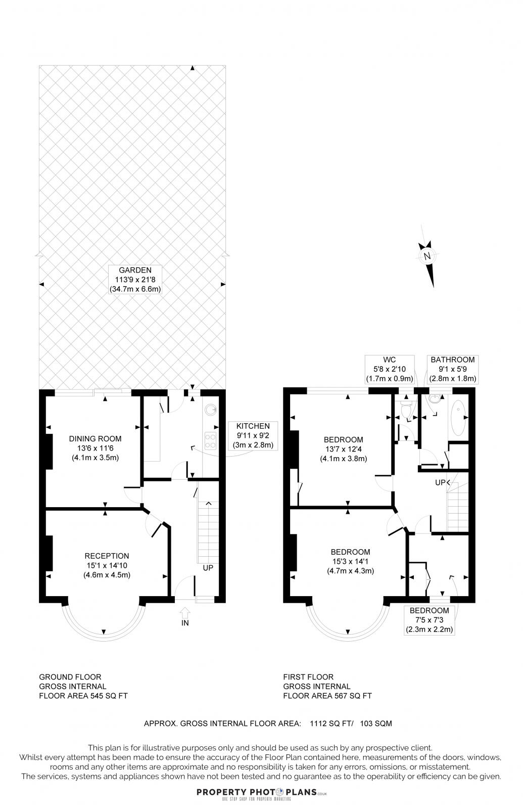 Christchurch Avenue, Harrow floorplan
