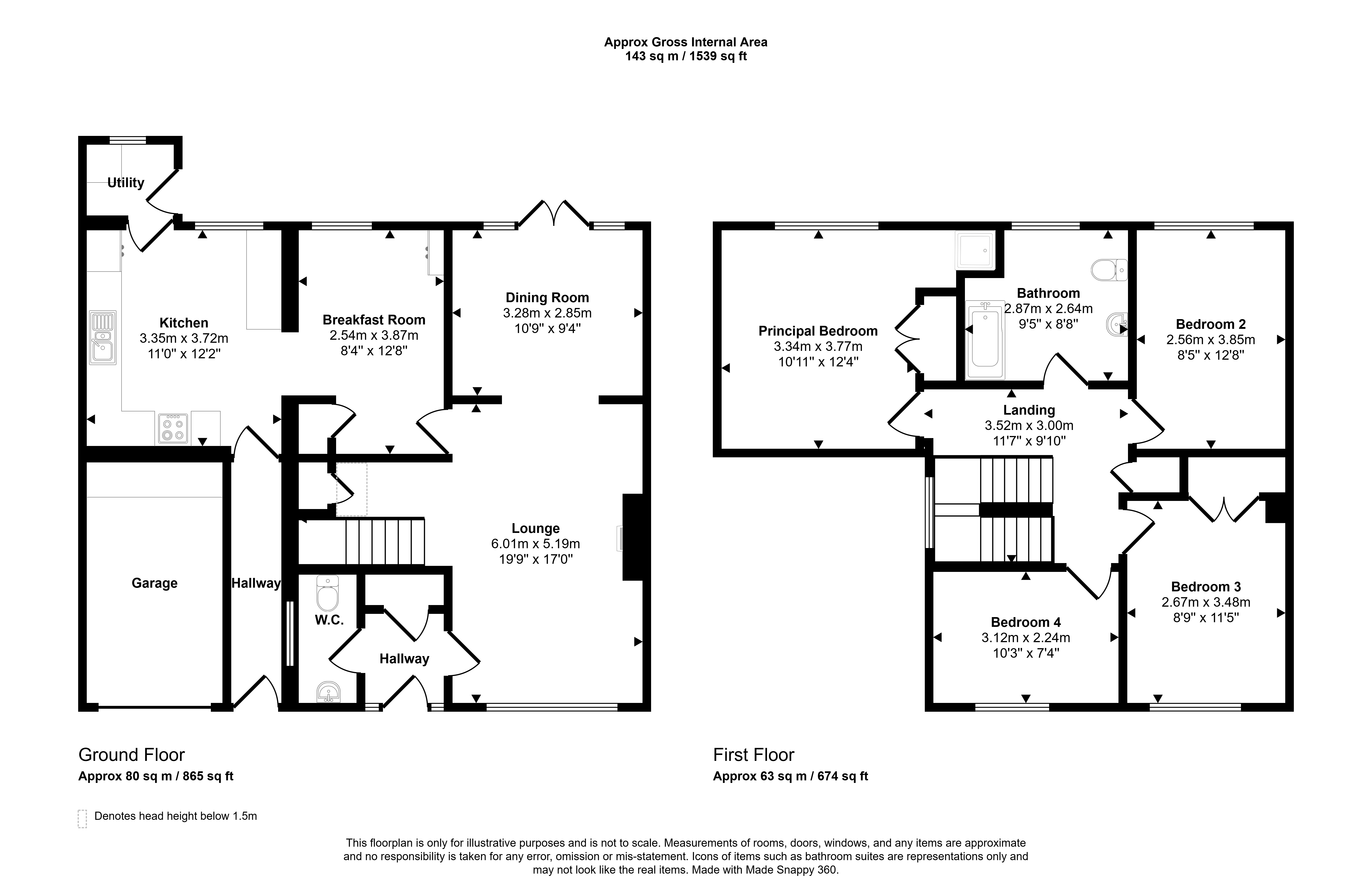 4, Greenacres, Dilton Marsh floorplan