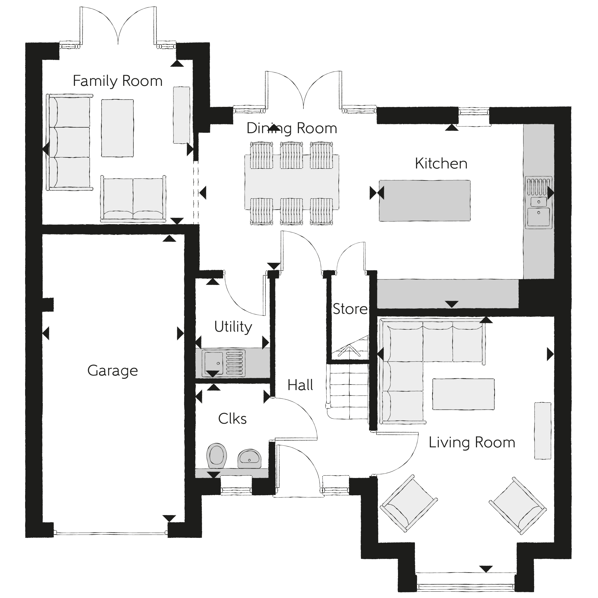 408, Off Fisher Lane, Cramlington floorplan