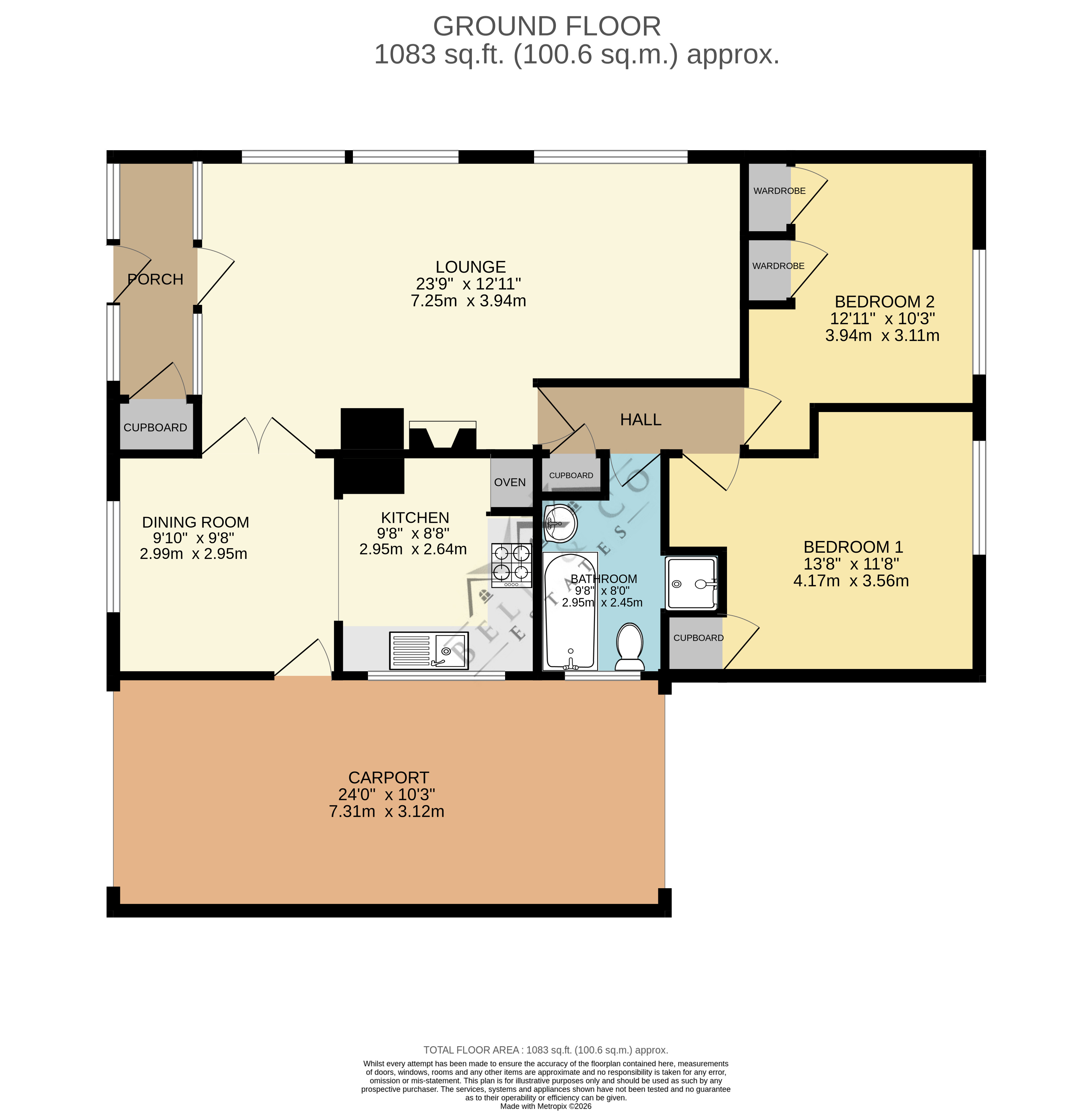69, The Meadows, Sheffield floorplan