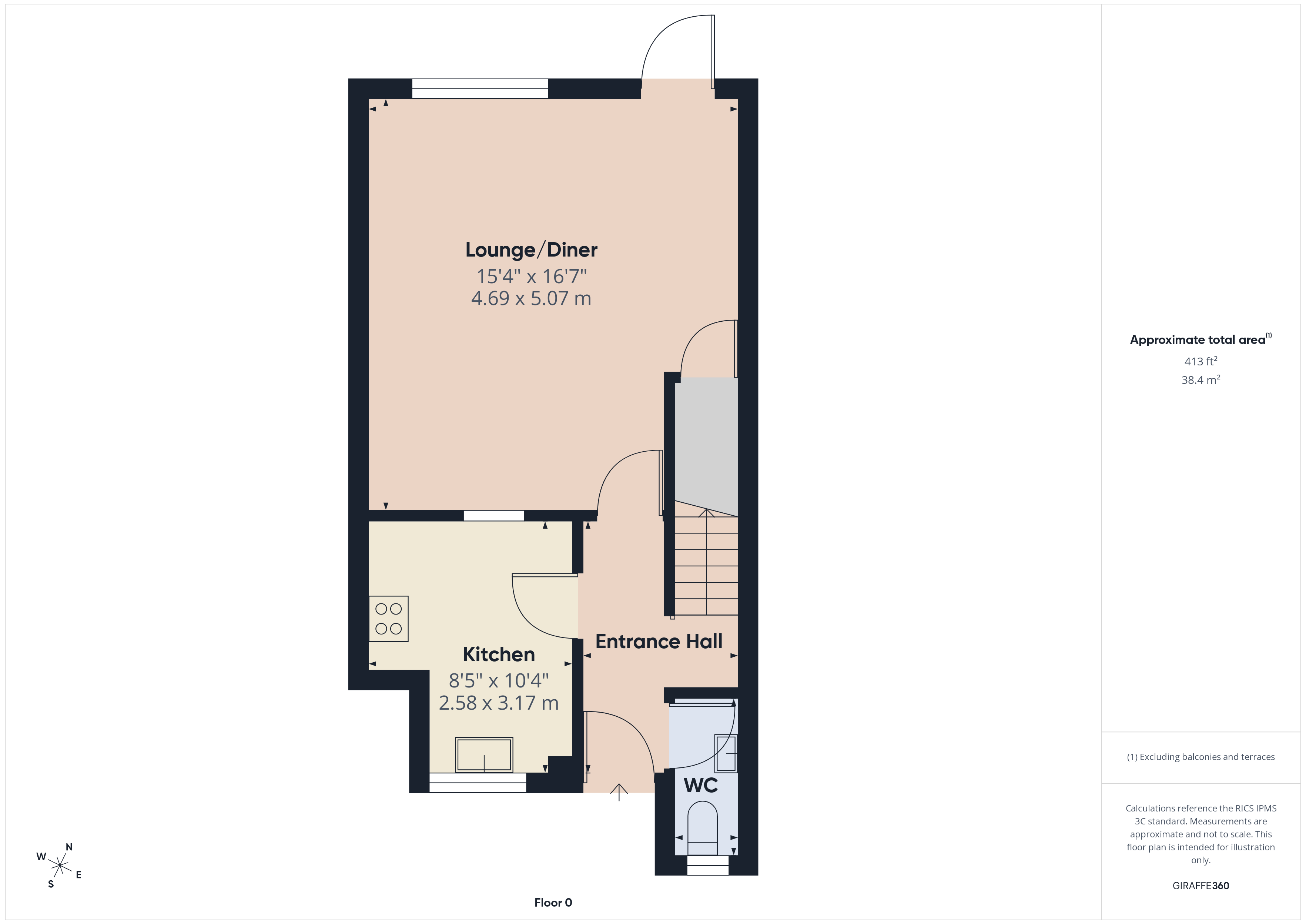 19, Drakes Close, Bridgwater floorplan